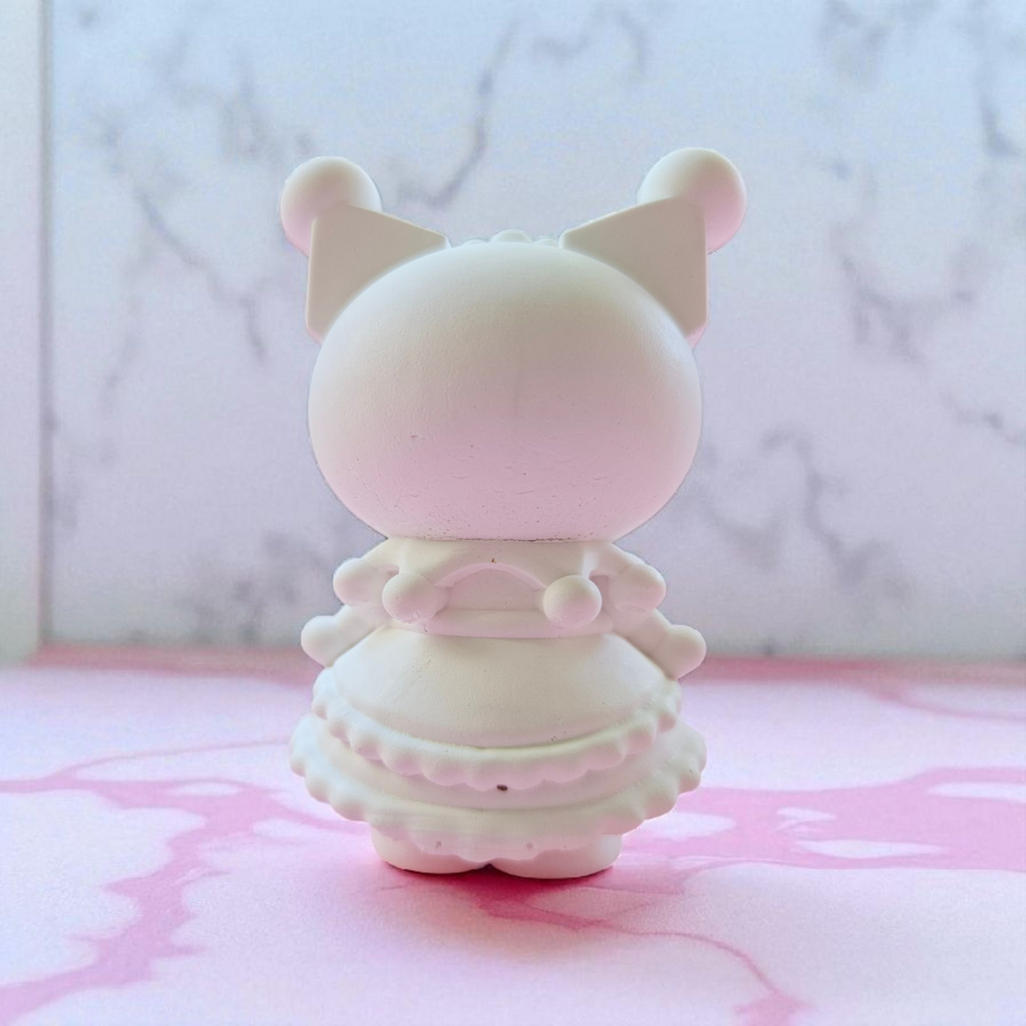 Raysin Labubu ähnliche Figuren mit 12 Aquarellfarben, Pinsel und Farbmischplatte