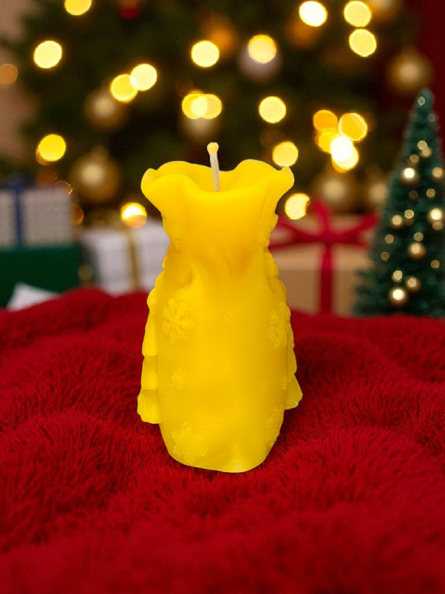 Bienenwachskerze Tannen-Sack aus 100% Bienenwachs