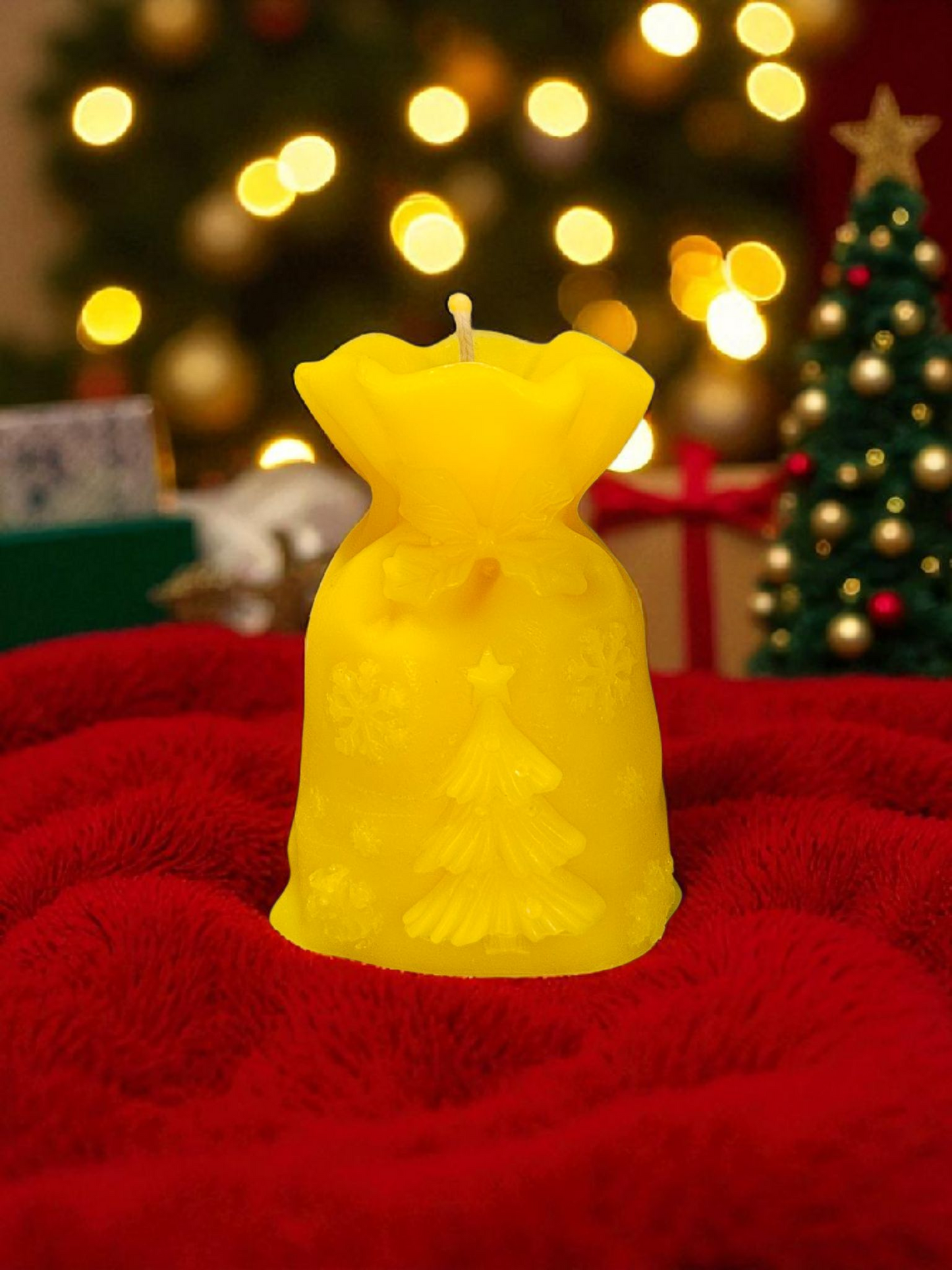 Bienenwachskerze Tannen-Sack aus 100% Bienenwachs